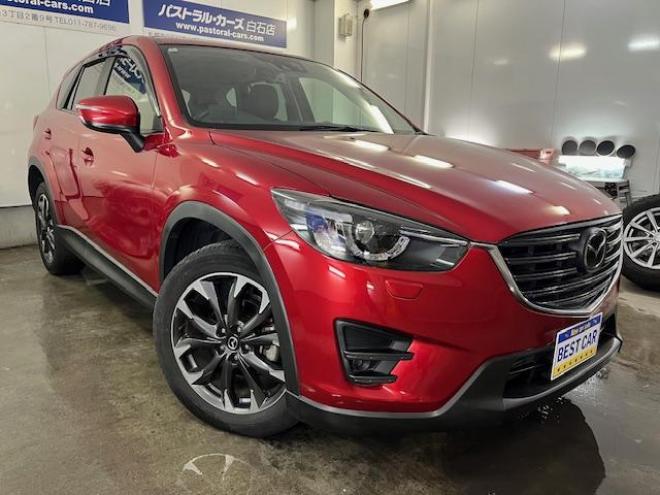 CX-5ＸＤ　Ｌパッケージ　本州仕入　ワンオーナー　禁煙車　ＷＡＫＯＳバリアスコーティング済　スカイアクティブディーゼルターボ　純正１９インチＡＷ　社外ＡＷ＋スタッドレスタイヤ付　純正ナビ（Ｂｌｕｅｔｏｏｔｈ）＋バックカメラ＆サイドカメラ　ＢＯＳＥサウンド　純正ブラックレザーシート　レーダークルーズコントロール　ブラインドスポット　車線逸脱警報　ＬＥＤヘッドライト　両席シートヒーター　アドバンスキー　横滑り防止装置　ＥＴＣ 4WD 2200 5Dr