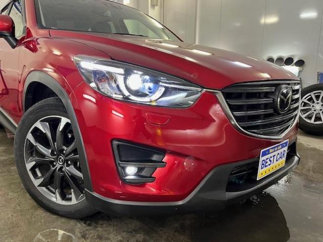 CX-5ＸＤ　Ｌパッケージ　本州仕入　ワンオーナー　禁煙車　ＷＡＫＯＳバリアスコーティング済　スカイアクティブディーゼルターボ　純正１９インチＡＷ　社外ＡＷ＋スタッドレスタイヤ付　純正ナビ（Ｂｌｕｅｔｏｏｔｈ）＋バックカメラ＆サイドカメラ　ＢＯＳＥサウンド　純正ブラックレザーシート　レーダークルーズコントロール　ブラインドスポット　車線逸脱警報　ＬＥＤヘッドライト　両席シートヒーター　アドバンスキー　横滑り防止装置　ＥＴＣ 4WD 2200 5Dr