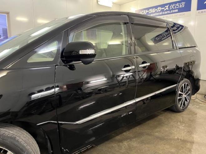 エスティマアエラス　プレミアムエディション　後期型　寒冷地仕様　禁煙車　ＷＡＫＯＳバリアスコーティング済　純正１８インチＡＷ　純正１７ＡＷ＋スタッドレスタイヤ付　両側パワースライドドア　純正ハーフレザーシート　イクリプスナビ（フルセグ地デジ　ＤＶＤ再生　Ｂｌｕｅｔｏｏｔｈ）＋バックカメラ　エンジンスターター　ＰＵＳＨスタート　スマートキー　クルーズコントロール　タイミングチェーン車　ＨＩＤ ヘッドライト　フロントガラス熱線　リアヒーター 4WD 2400 5Dr