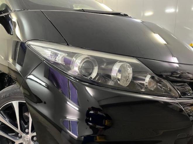 エスティマアエラス　プレミアムエディション　後期型　寒冷地仕様　禁煙車　ＷＡＫＯＳバリアスコーティング済　純正１８インチＡＷ　純正１７ＡＷ＋スタッドレスタイヤ付　両側パワースライドドア　純正ハーフレザーシート　イクリプスナビ（フルセグ地デジ　ＤＶＤ再生　Ｂｌｕｅｔｏｏｔｈ）＋バックカメラ　エンジンスターター　ＰＵＳＨスタート　スマートキー　クルーズコントロール　タイミングチェーン車　ＨＩＤ ヘッドライト　フロントガラス熱線　リアヒーター 4WD 2400 5Dr