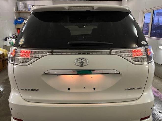 エスティマアエラス　プレミアムエディション　後期型　本州仕入　禁煙車　ＷＡＫＯＳバリアスコーティング済　純正１８インチＡＷ　社外１７ＡＷ＋スタッドレスタイヤ付　両側パワースライドドア　パワーバックドア　純正ハーフレザーシート　純正ナビ（フルセグ地デジ　ＤＶＤ再生　Ｂｌｕｅｔｏｏｔｈ）＋バックカメラ　純正１１インチリアフリップダウンモニター　ＰＵＳＨスタート　スマートキー　クルーズコントロール　運転席パワーシート　２列目オットマン仕様　タイミングチェーン車　ＨＩＤ ヘッドライト　横滑り防止装置 4WD 2400 5D