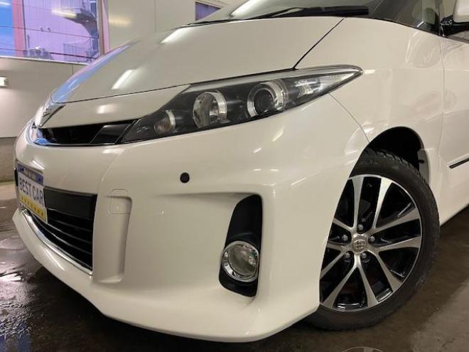 エスティマアエラス　プレミアムエディション　後期型　本州仕入　禁煙車　ＷＡＫＯＳバリアスコーティング済　純正１８インチＡＷ　社外１７ＡＷ＋スタッドレスタイヤ付　両側パワースライドドア　パワーバックドア　純正ハーフレザーシート　純正ナビ（フルセグ地デジ　ＤＶＤ再生　Ｂｌｕｅｔｏｏｔｈ）＋バックカメラ　純正１１インチリアフリップダウンモニター　ＰＵＳＨスタート　スマートキー　クルーズコントロール　運転席パワーシート　２列目オットマン仕様　タイミングチェーン車　ＨＩＤ ヘッドライト　横滑り防止装置 4WD 2400 5D