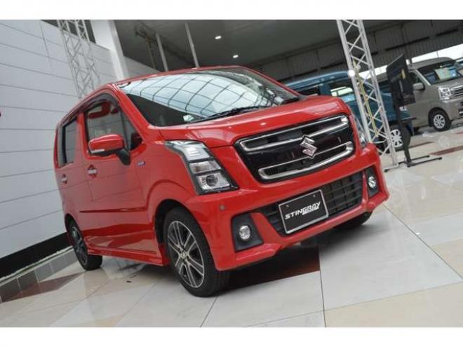 ワゴンRスティングレー ハイブリッド T 4WD　ワンオーナーセーフティサポート全方位ナビ 660
