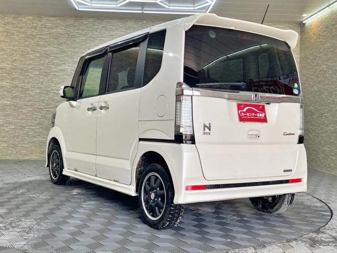 N-BOXG SSパッケージ 4WD 5年保証 スマキー 両側パワスラ ナビTV Bカメ 寒冷地仕様 禁煙 車検整備2年付 修復歴無