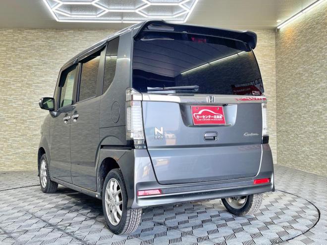 N-BOXカスタムG Lパッケージ 4WD 5年保証 スマキー パワスラ ナビTV ETC 寒冷地仕様 車検整備2年付 修復歴無