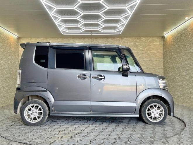 N-BOXカスタムG Lパッケージ 4WD 5年保証 スマキー パワスラ ナビTV ETC 寒冷地仕様 車検整備2年付 修復歴無