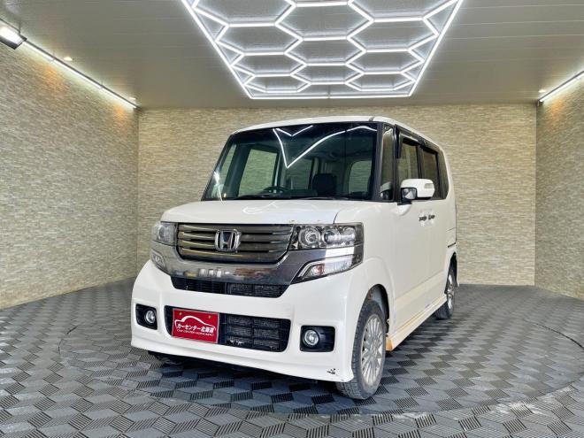 N-BOXカスタムG Lパッケージ 4WD 5年保証 スマキー パワスラ 寒冷地仕様 禁煙 車検整備2年付 修復歴無