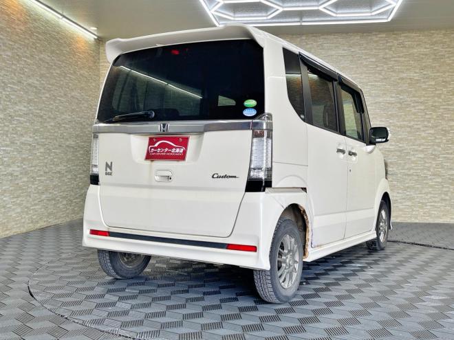 N-BOXカスタムG Lパッケージ 4WD 5年保証 スマキー パワスラ 寒冷地仕様 禁煙 車検整備2年付 修復歴無