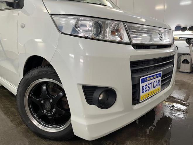 ワゴンRスティングレーＸ　本州仕入　禁煙車　ＷＡＫＯＳバリアスコーティング済　純正１４インチＡＷ　社外１４インチＡＷ＋スタッドレスタイヤ付　カロッツェリアナビ（ＤＶＤ再生　フルセグ地デジ）　ＰＵＳＨスタート　スマートキー　ミラーヒーター　シートヒーター　ベンチシート　盗難防止装置　ＨＩＤヘッドライト 4WD 660 5Dr