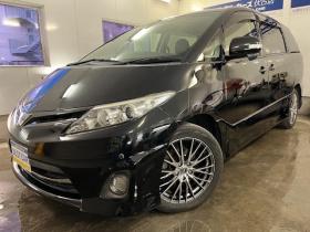 エスティマ　アエラス　レザーパッケージ　後期型　ワンオーナー　禁煙車　ＷＡＫＯＳバリアスコーティング済　社外１８インチＡＷ　社外１６ＡＷ＋スタッドレスタイヤ付　両側パワースライドドア　純正ブラックレザーシート　純正ＨＤＤナビ（フルセグ地デジ　ＤＶＤ再生　Ｂｌｕｅｔｏｏｔｈ）＋バックカメラ　コーナーセンサー　ＰＵＳＨスタート　スマートキー　クルーズコントロール　運転席パワーシート　２列目オットマン仕様　タイミングチェーン車　ＨＩＤ ヘッドライト 4WD 2400 5Dr