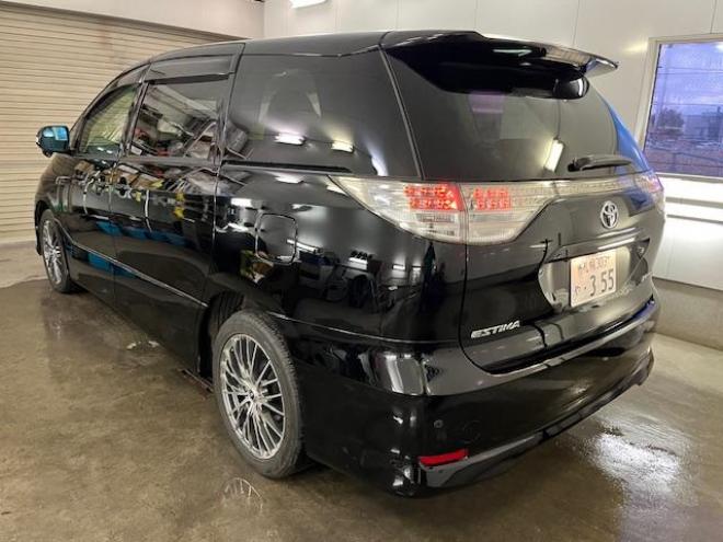 エスティマアエラス　レザーパッケージ　後期型　ワンオーナー　禁煙車　ＷＡＫＯＳバリアスコーティング済　社外１８インチＡＷ　社外１６ＡＷ＋スタッドレスタイヤ付　両側パワースライドドア　純正ブラックレザーシート　純正ＨＤＤナビ（フルセグ地デジ　ＤＶＤ再生　Ｂｌｕｅｔｏｏｔｈ）＋バックカメラ　コーナーセンサー　ＰＵＳＨスタート　スマートキー　クルーズコントロール　運転席パワーシート　２列目オットマン仕様　タイミングチェーン車　ＨＩＤ ヘッドライト 4WD 2400 5Dr