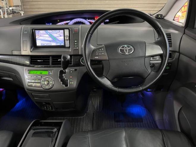 エスティマアエラス　レザーパッケージ　後期型　ワンオーナー　禁煙車　ＷＡＫＯＳバリアスコーティング済　社外１８インチＡＷ　社外１６ＡＷ＋スタッドレスタイヤ付　両側パワースライドドア　純正ブラックレザーシート　純正ＨＤＤナビ（フルセグ地デジ　ＤＶＤ再生　Ｂｌｕｅｔｏｏｔｈ）＋バックカメラ　コーナーセンサー　ＰＵＳＨスタート　スマートキー　クルーズコントロール　運転席パワーシート　２列目オットマン仕様　タイミングチェーン車　ＨＩＤ ヘッドライト 4WD 2400 5Dr