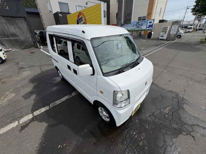 エブリィEVERY VAN 4WD JYOIN TURBO寒冷地仕様　TURBO Bluetoothフルセグナビ　リアヒーター　バイザー　アルミホイル　エンジンオイル交換　オイルエレメント交換　全磨き済み 4WD 660 ５Dr