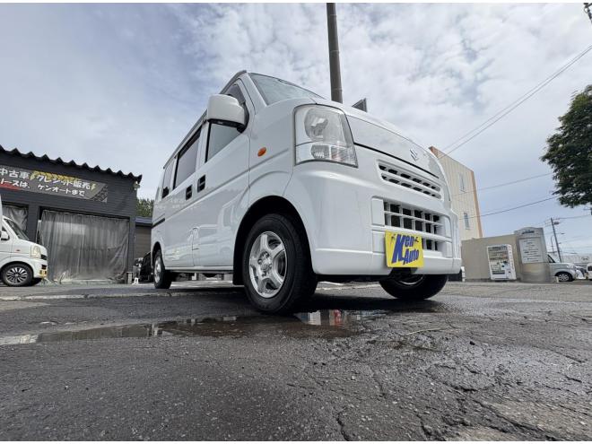 エブリィEVERY VAN 4WD JYOIN TURBO寒冷地仕様　TURBO Bluetoothフルセグナビ　リアヒーター　バイザー　アルミホイル　エンジンオイル交換　オイルエレメント交換　全磨き済み 4WD 660 ５Dr