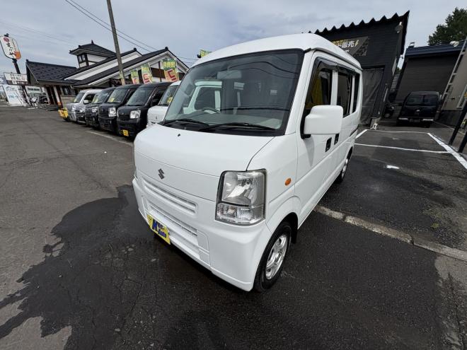 エブリィEVERY VAN 4WD JYOIN TURBO寒冷地仕様　TURBO Bluetoothフルセグナビ　リアヒーター　バイザー　アルミホイル　エンジンオイル交換　オイルエレメント交換　全磨き済み 4WD 660 ５Dr