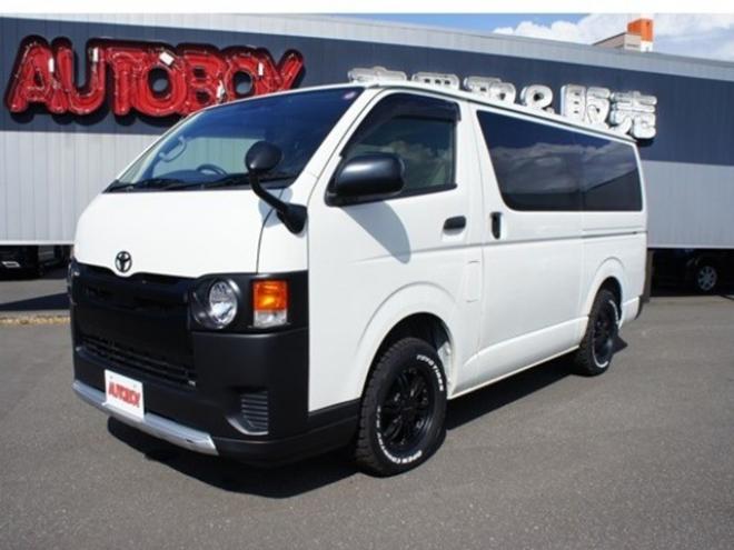 ハイエースバン2.8 DX ロング ディーゼルターボ 4WD　フロントシートセパレート仕様変更済　センターコンソール付　415COBRA丸目ライトキット&バッドラッカー16インチAW　415SAFARIフロントスポイラー　TOYOオープンカントリーR/T　電動格納ドアミラー 2800