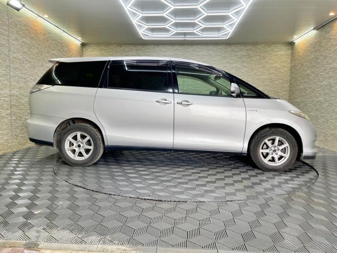 エスティマハイブリッドハイブリッド2.4G 4WD 5年保証 スマキー 両側パワスラ ETC ナビ Bカメ 寒冷地仕様 車検整備2年付 修復歴無
