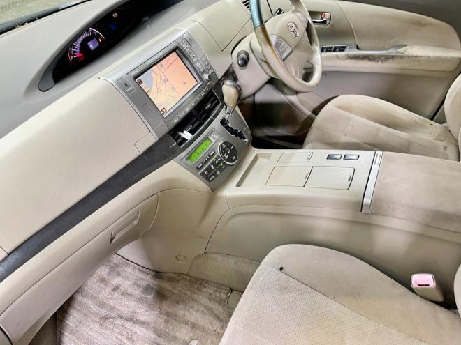 エスティマハイブリッドハイブリッド2.4G 4WD 5年保証 スマキー 両側パワスラ ETC ナビ Bカメ 寒冷地仕様 車検整備2年付 修復歴無