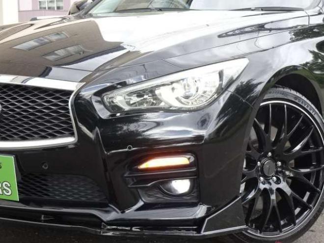 スカイライン3.5 350GT FOUR ハイブリッド タイプSP　本州車　ハイブリットシステム保証2年/走行距離無制限　 4WD　黒革パワーシート　 エアロ 20AW  エスカーズカスタム　メーカーナビ　全方位カメラ　地デジ　シートメモリー　20AW　LEDヘッドライト 3500