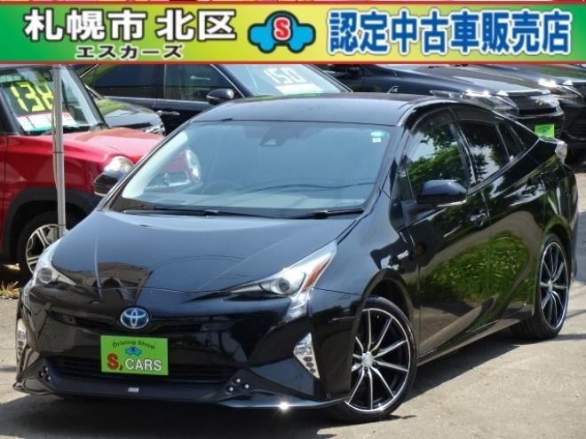 プリウス1.8 A プレミアム E-Four 4WD　本州車 ハイブリットシステム2年保証/走行距離無制限　 4WD　TRDエアロ　ブラインドスポットモニター　純正ナビ　地デジ　バックカメラ　18インチアルミ　本革シート　ヘッドアップディスプレイ　AC100V 1800