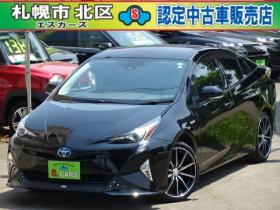プリウス　1.8 A プレミアム E-Four 4WD　本州車 ハイブリットシステム2年保証/走行距離無制限　 4WD　TRDエアロ　ブラインドスポットモニター　純正ナビ　地デジ　バックカメラ　18インチアルミ　本革シート　ヘッドアップディスプレイ　AC100V 1800