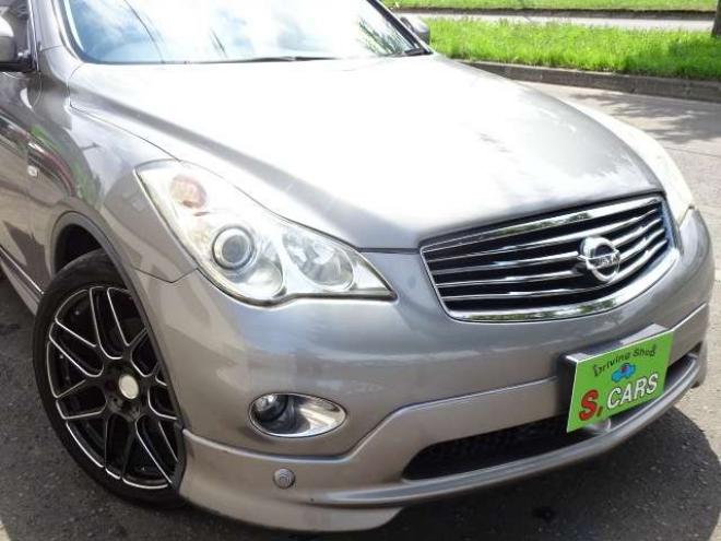 スカイラインクロスオーバー3.7 370GT FOUR タイプP 4WD　本州車　保証1年/走行距離無制限　メーカーナビ　パノラミックビューモニター　地デジ　BOSEサウンドシステム　本革パワーシート　シートヒーター　シートメモリー　社外20インチアルミ　純正エンジンスターター 3700