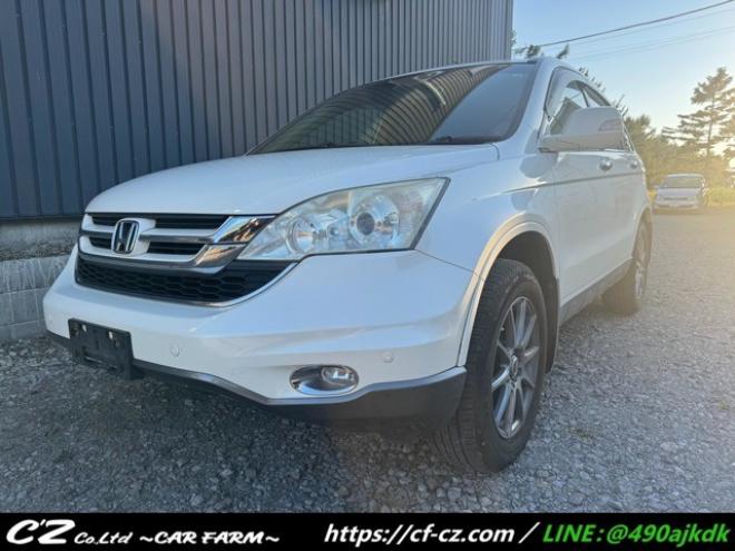 CR-V2.4 ZX HDDナビ レザースタイル 4WD　本革シート　サンルーフ　HDDナビ　Bカメラ　シートヒーター 2400