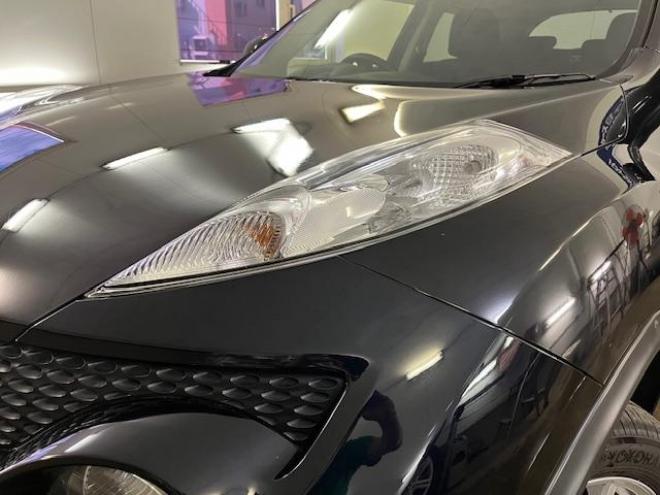 ジューク１６ＧＴ　Ｆｏｕｒ　タイプＶ　日産ＤＩＧターボ　寒冷地仕様　禁煙車　ＷＡＫＯＳバリアスコーティング済　社外１７インチＡＷ　社外１７ＡＷ＋スタッドレスタイヤ付　純正ナビ（フルセグ地デジ　ＤＶＤ再生　Ｂｌｕｅｔｏｏｔｈ）＋バックカメラ　純正エンジンスターター　ＰＵＳＨスタート　インテリジェントキー　横滑り防止装置　タイミングチェーン車 4WD 1600 5Dr