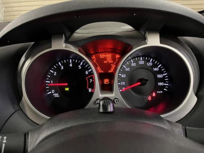 ジューク１６ＧＴ　Ｆｏｕｒ　タイプＶ　日産ＤＩＧターボ　寒冷地仕様　禁煙車　ＷＡＫＯＳバリアスコーティング済　社外１７インチＡＷ　社外１７ＡＷ＋スタッドレスタイヤ付　純正ナビ（フルセグ地デジ　ＤＶＤ再生　Ｂｌｕｅｔｏｏｔｈ）＋バックカメラ　純正エンジンスターター　ＰＵＳＨスタート　インテリジェントキー　横滑り防止装置　タイミングチェーン車 4WD 1600 5Dr