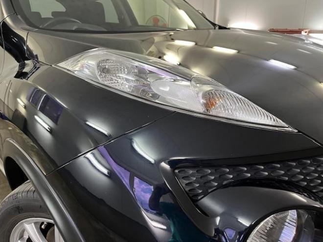ジューク１６ＧＴ　Ｆｏｕｒ　タイプＶ　日産ＤＩＧターボ　寒冷地仕様　禁煙車　ＷＡＫＯＳバリアスコーティング済　社外１７インチＡＷ　社外１７ＡＷ＋スタッドレスタイヤ付　純正ナビ（フルセグ地デジ　ＤＶＤ再生　Ｂｌｕｅｔｏｏｔｈ）＋バックカメラ　純正エンジンスターター　ＰＵＳＨスタート　インテリジェントキー　横滑り防止装置　タイミングチェーン車 4WD 1600 5Dr