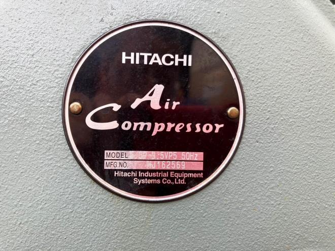 コンプレッサー日立　中古　三相200V　7.5馬力