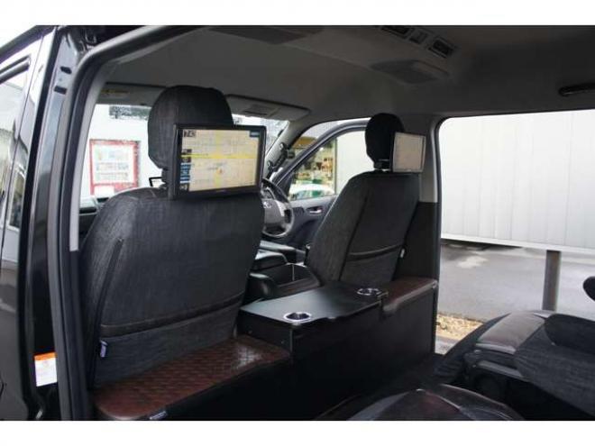 ハイエース2.7 GL ロング ファインテックツアラー 4WD　415COBRA　ファントムヘッドライトシステム&フェイスリフトキット&F/S/R/ルーフスポ/ボンネット/プレステージテールランプ&バッドラッカーSD-6プレミアムフォージッド18インチAW　TOYO　H30　225/50R18 2700