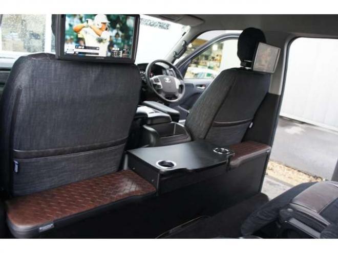 ハイエース2.7 GL ロング ファインテックツアラー 4WD　415COBRA　ファントムヘッドライトシステム&フェイスリフトキット&F/S/R/ルーフスポ/ボンネット/プレステージテールランプ&バッドラッカーSD-6プレミアムフォージッド18インチAW　TOYO　H30　225/50R18 2700