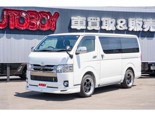 ハイエースバン2.8 スーパーGL ダークプライムII ロングボディ ディーゼルターボ 4WD　8インチナビTV 両側パワスラ ベッドキット 2800