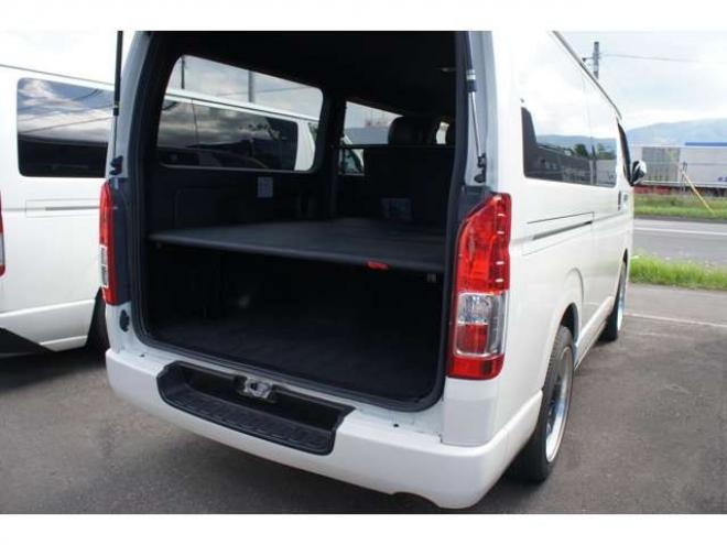 ハイエースバン2.8 スーパーGL ダークプライムII ロングボディ ディーゼルターボ 4WD　8インチナビTV 両側パワスラ ベッドキット 2800