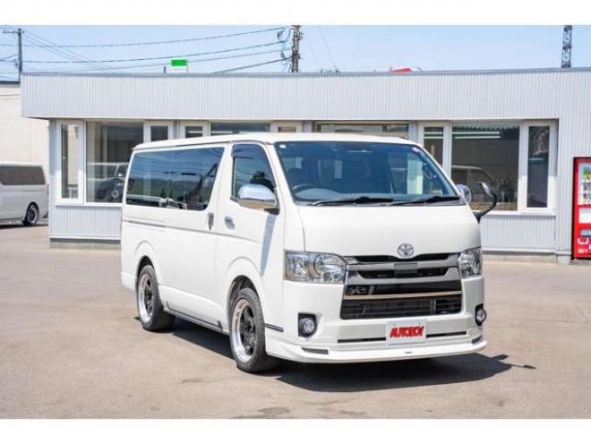 ハイエースバン2.8 スーパーGL ダークプライムII ロングボディ ディーゼルターボ 4WD　8インチナビTV 両側パワスラ ベッドキット 2800