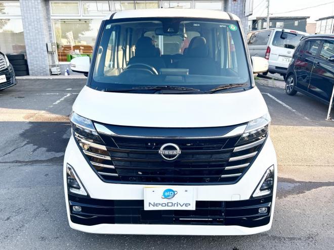 ルークス660ハイウェイスターX 4WD　ローンが不安な方＜優遇ローン＞寒冷地仕様　後期型　両側パワースライド　ナビ　フルセグTV 4WD