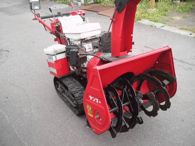 除雪機ヤンマー８馬力除雪機　ＹＳＲ－80Ｘ　左右電動シューター　整備済み　即使用可