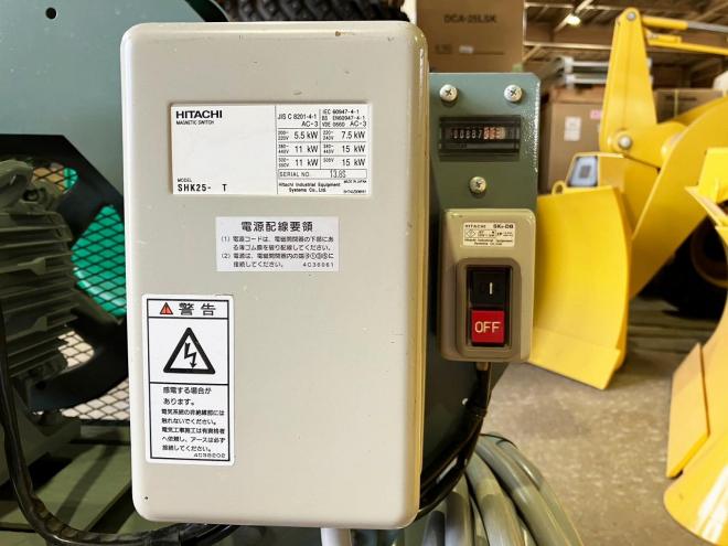 コンプレッサー日立　中古　三相200V　7.5馬力
