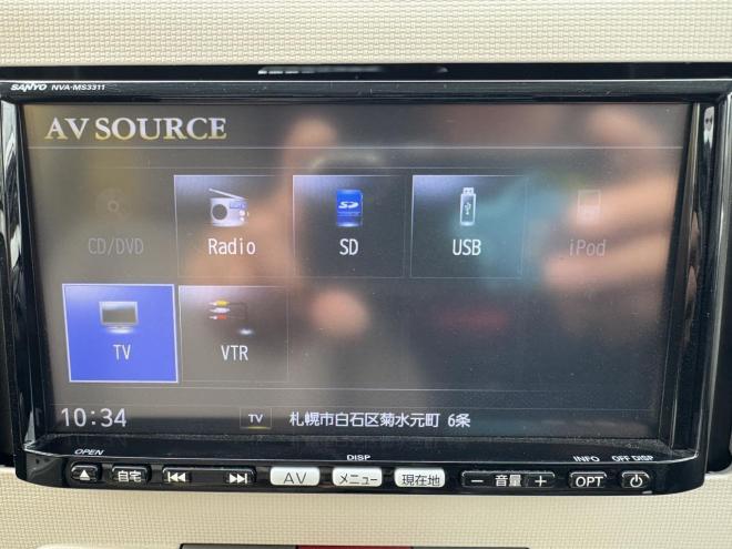 ミラココアMIRA  COCOA 4WD X　禁煙車　管理車両　スマートキースペアーキー　フルセグ地デジナビ　USB フットランプ　アルミホイル　バイザー　アイドリングストップ　寒冷地使用　ウォータポンプ交換　バッテリー交換　エンジンオイル交換 4WD 660 5Dr