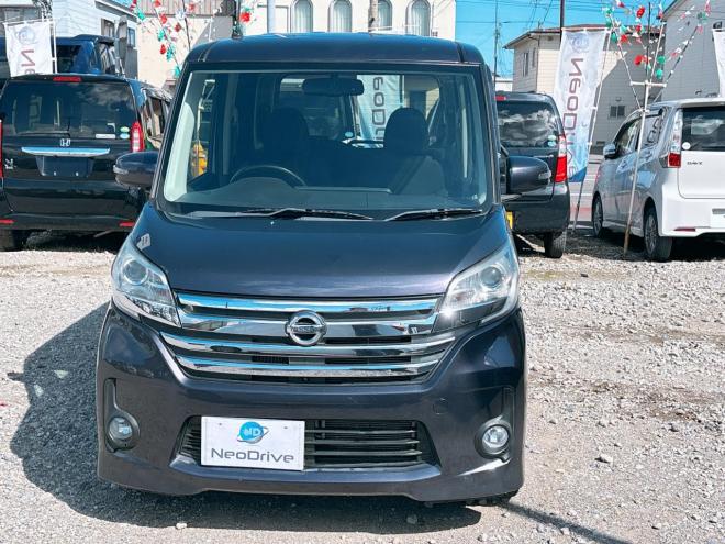 デイズルークス660ハイウェイスター ターボ 4WD　ローンが不安な方＜優遇ローン＞1年保証　本州仕入　両側パワースライド
