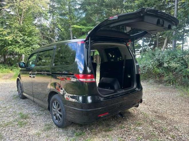 エリシオン2.4 G エアロ HDDナビスペシャルパッケージ 4WD　ABS　バックカメラ　盗難防止装置　エアコン　パワステ　パワーウィンドウ　HDDナビ　ETC　キーレス　3列シート　両側電動スライドドア　アルミホイール　DVD再生　CD　フォグランプ 2400
