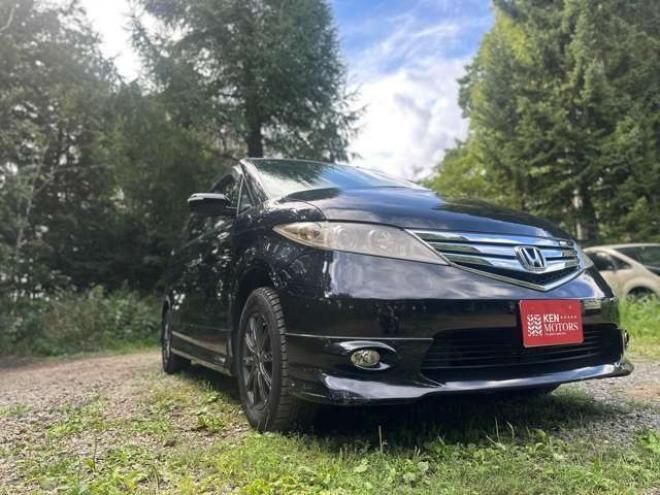 エリシオン2.4 G エアロ HDDナビスペシャルパッケージ 4WD　ABS　バックカメラ　盗難防止装置　エアコン　パワステ　パワーウィンドウ　HDDナビ　ETC　キーレス　3列シート　両側電動スライドドア　アルミホイール　DVD再生　CD　フォグランプ 2400