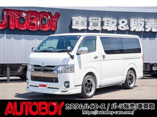 ハイエースバン2.8 スーパーGL ダークプライムII ロングボディ ディーゼルターボ 4WD　8インチナビTV 両側パワスラ ベッドキット 2800