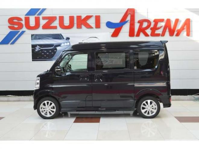 エブリィワゴン PZターボスペシャル ハイルーフ 4WD　レンタアップ車ハイルーフ4WDターボアイドリングストップセーフティサポート搭載ディスプレイオーディオ両側オートスライドドアオートステップハイビームアシストLEDライト 660