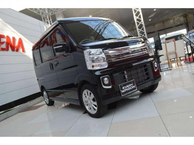 エブリィワゴン PZターボスペシャル ハイルーフ 4WD　レンタアップ車ハイルーフ4WDターボアイドリングストップセーフティサポート搭載ディスプレイオーディオ両側オートスライドドアオートステップハイビームアシストLEDライト 660