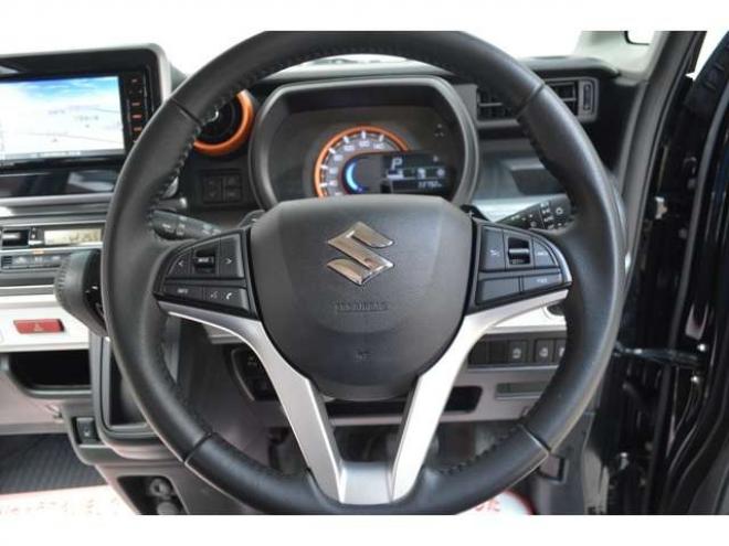 スペーシアギア ハイブリッド XZターボ 4WD　ワンオーナー車4WDターボセーフティサポート搭載アイドリングストップデュアルセンサーブレーキサポート後退時ブレーキサポート両側オートスライドドア全方位モニター付き7インチワイドナビLED 660