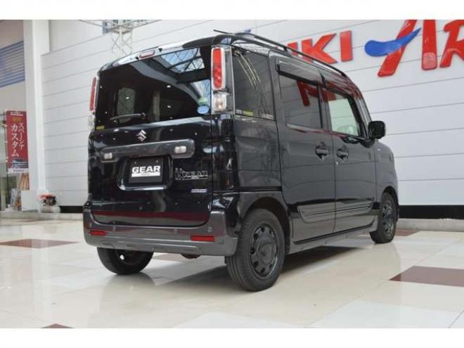 スペーシアギア ハイブリッド XZターボ 4WD　ワンオーナー車4WDターボセーフティサポート搭載アイドリングストップデュアルセンサーブレーキサポート後退時ブレーキサポート両側オートスライドドア全方位モニター付き7インチワイドナビLED 660