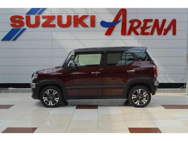 クロスビー1.0 ハイブリッド MZ ブラウンアクセントパッケージ装着車 4WD　ワンオーナー車ハイブリッド4WDターボセーフティサポート搭載ブラウンアクセントパッケージ8インチナビTVバックカメラHDMIミラーリングLEDライトETCアダプティブクルーズコントロール 1000
