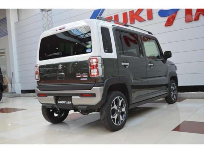 ハスラーJスタイル ターボ 4WD　ワンオーナー特別仕様車ハイブリッド車4WDターボセーフティサポート搭載デュアルカメラブレーキサポート後退時ブレーキサポート横滑り防止装置アダプティブクルーズコントロールSDナビTVバックカメラLED 660